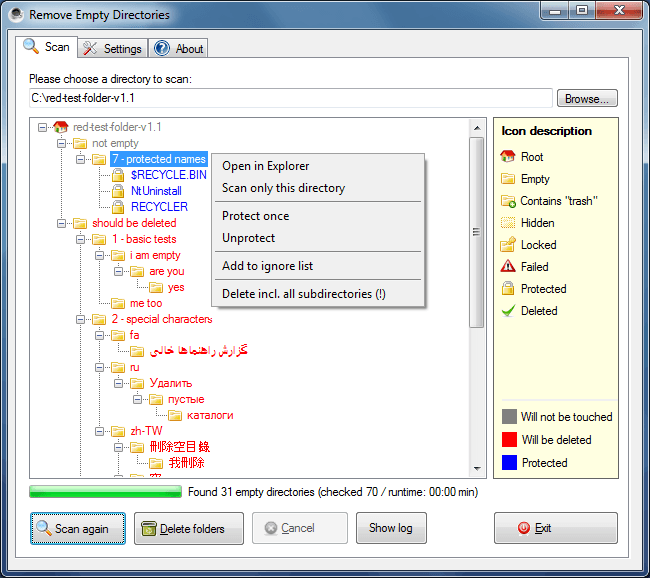 Remove Empty Directories