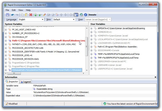 Rapid Environment Editor