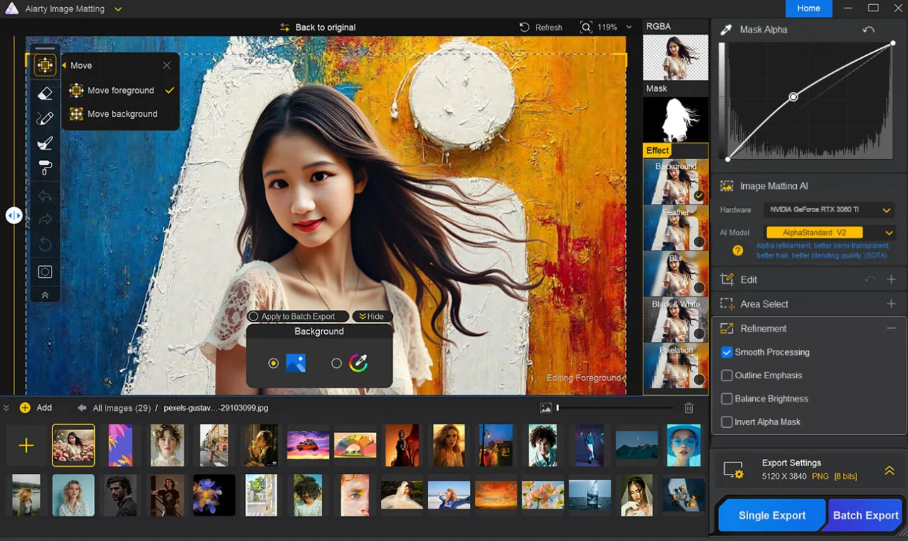 Aiarty Image Matting